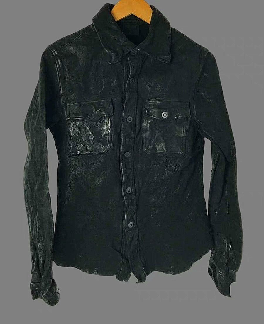 Santacroce Santacroce Washed Vintage Wild Cowhide Leather Jacket Size US M / EU 48-50 / 2 - 6 Thumbnail