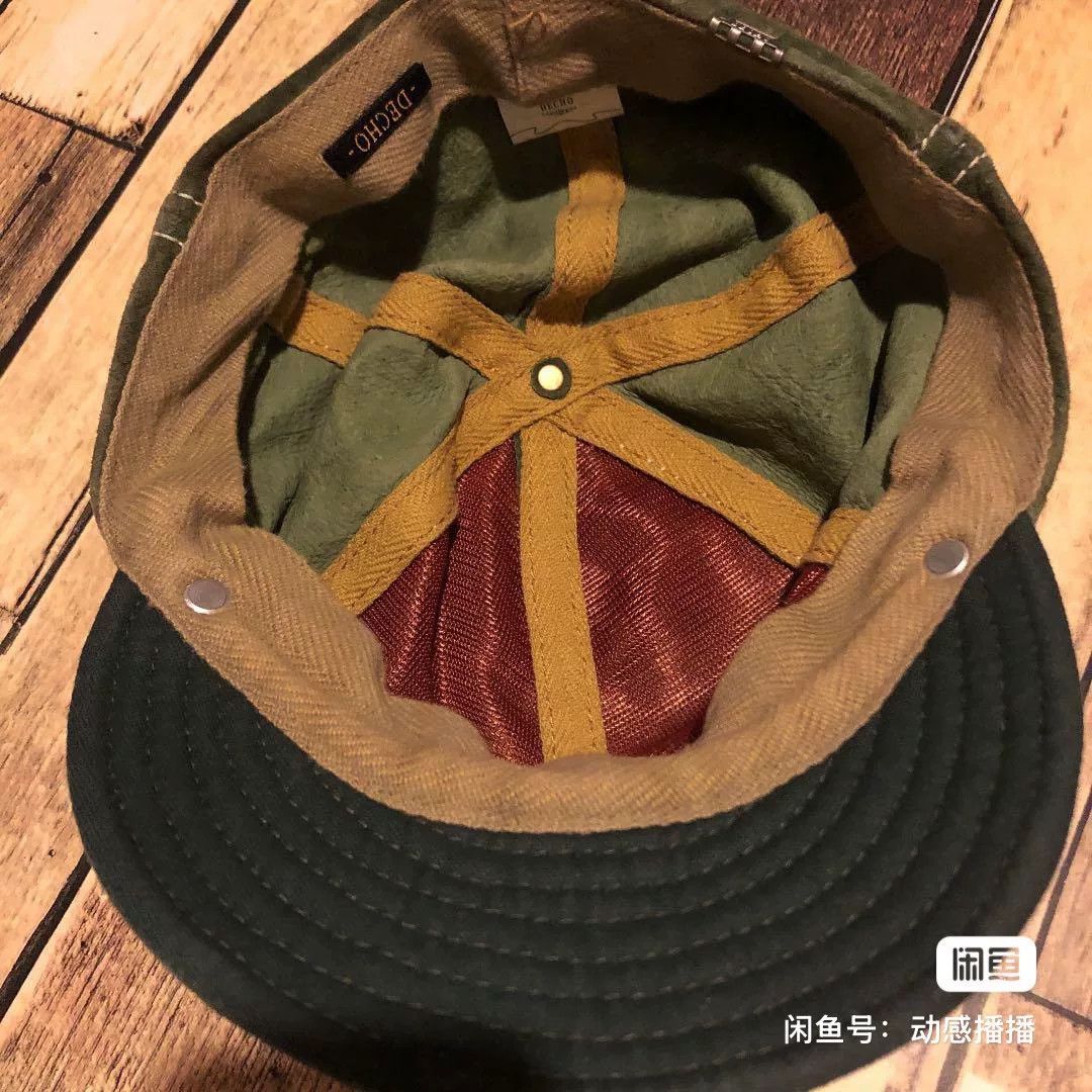 Vintage Decho Japanese Leather Baseball Cap Size ONE SIZE - 4 Thumbnail