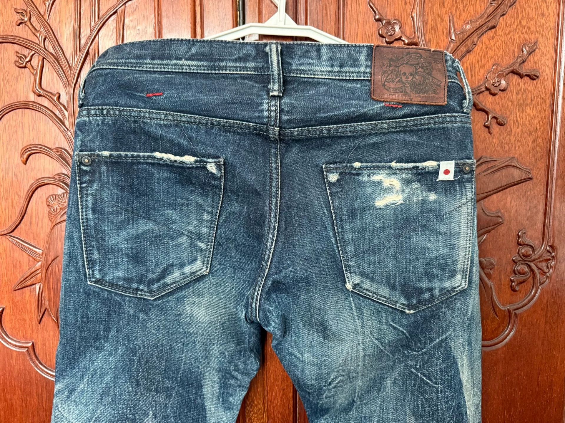 Vintage W32 Skull Jeans x Deeta Collaboration Size US 32 / EU 48 - 3 Thumbnail