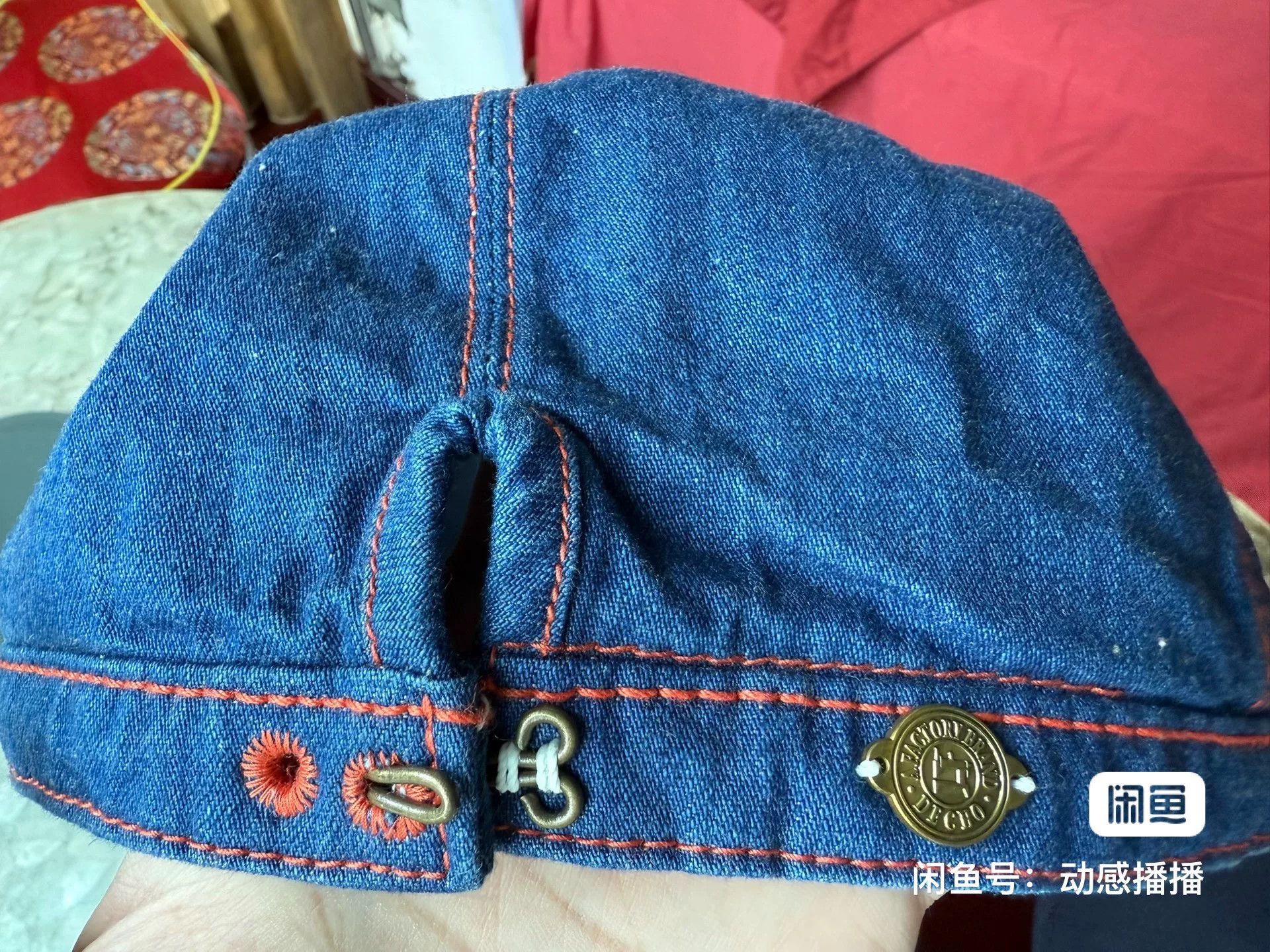 Vintage Decho Denim Baseball Cap Size ONE SIZE - 9 Thumbnail