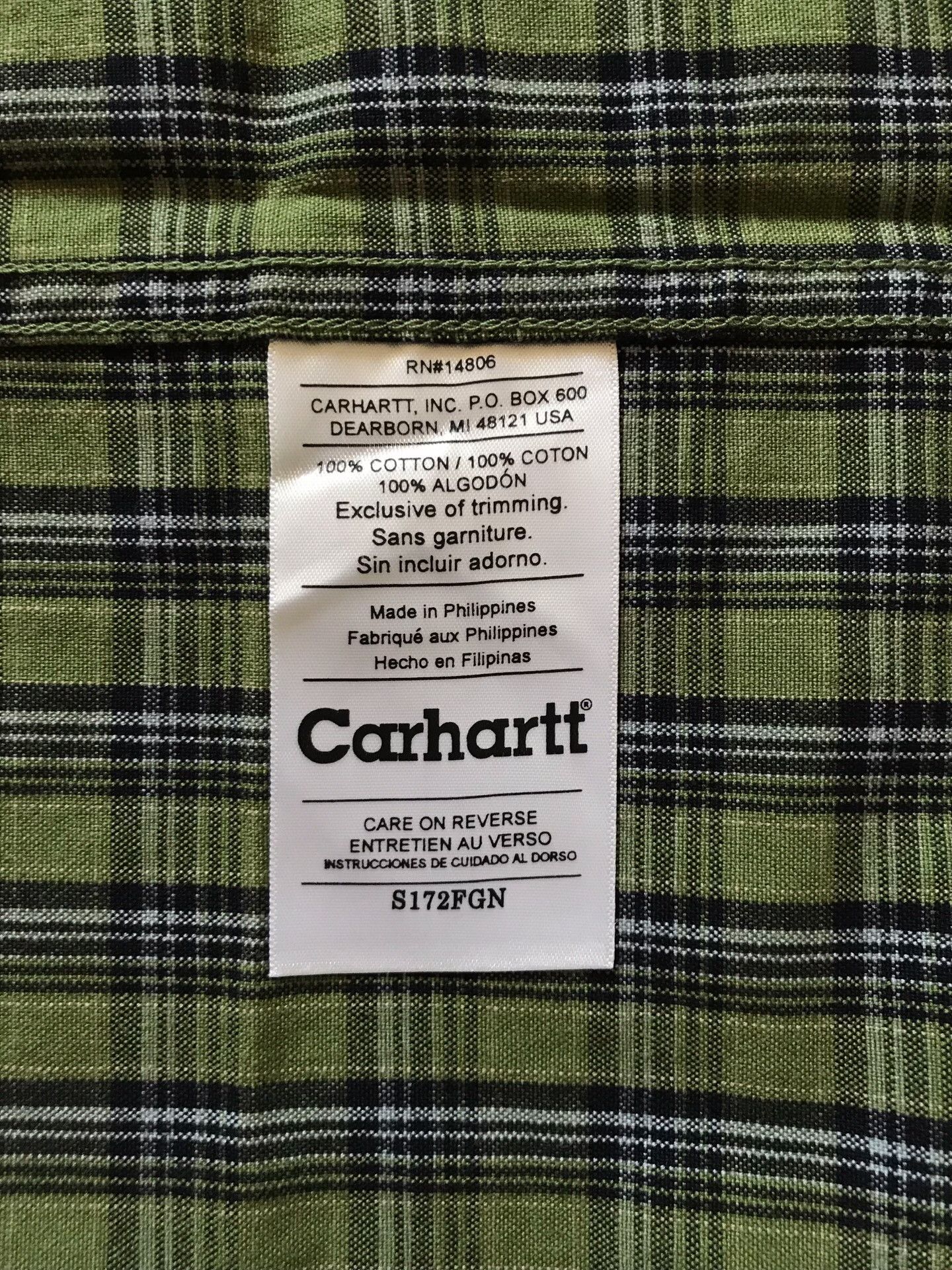 Carhartt Carhartt S172 FGN Work Shirt Size US M / EU 48-50 / 2 - 8 Thumbnail