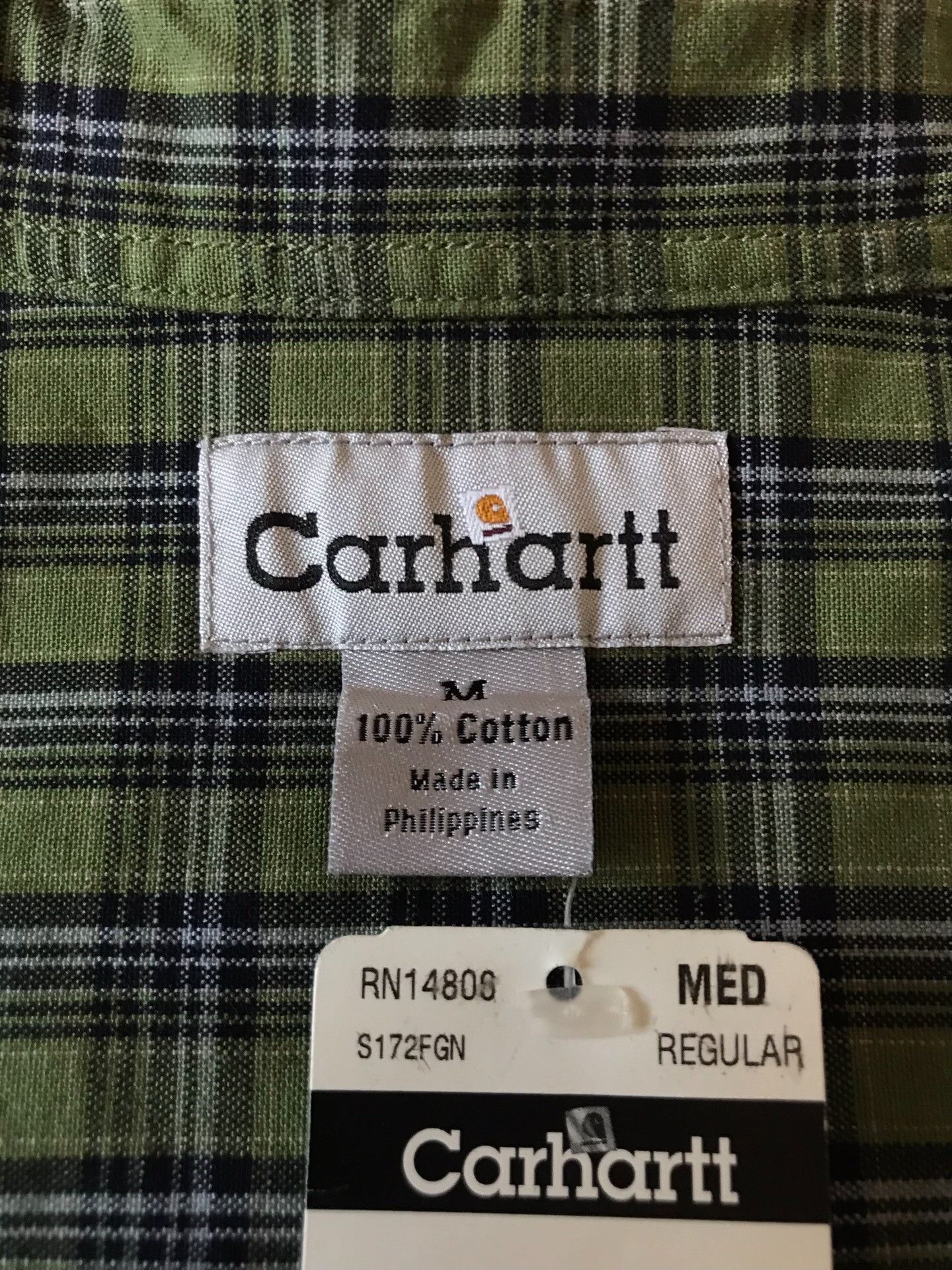 Carhartt Carhartt S172 FGN Work Shirt Size US M / EU 48-50 / 2 - 6 Thumbnail