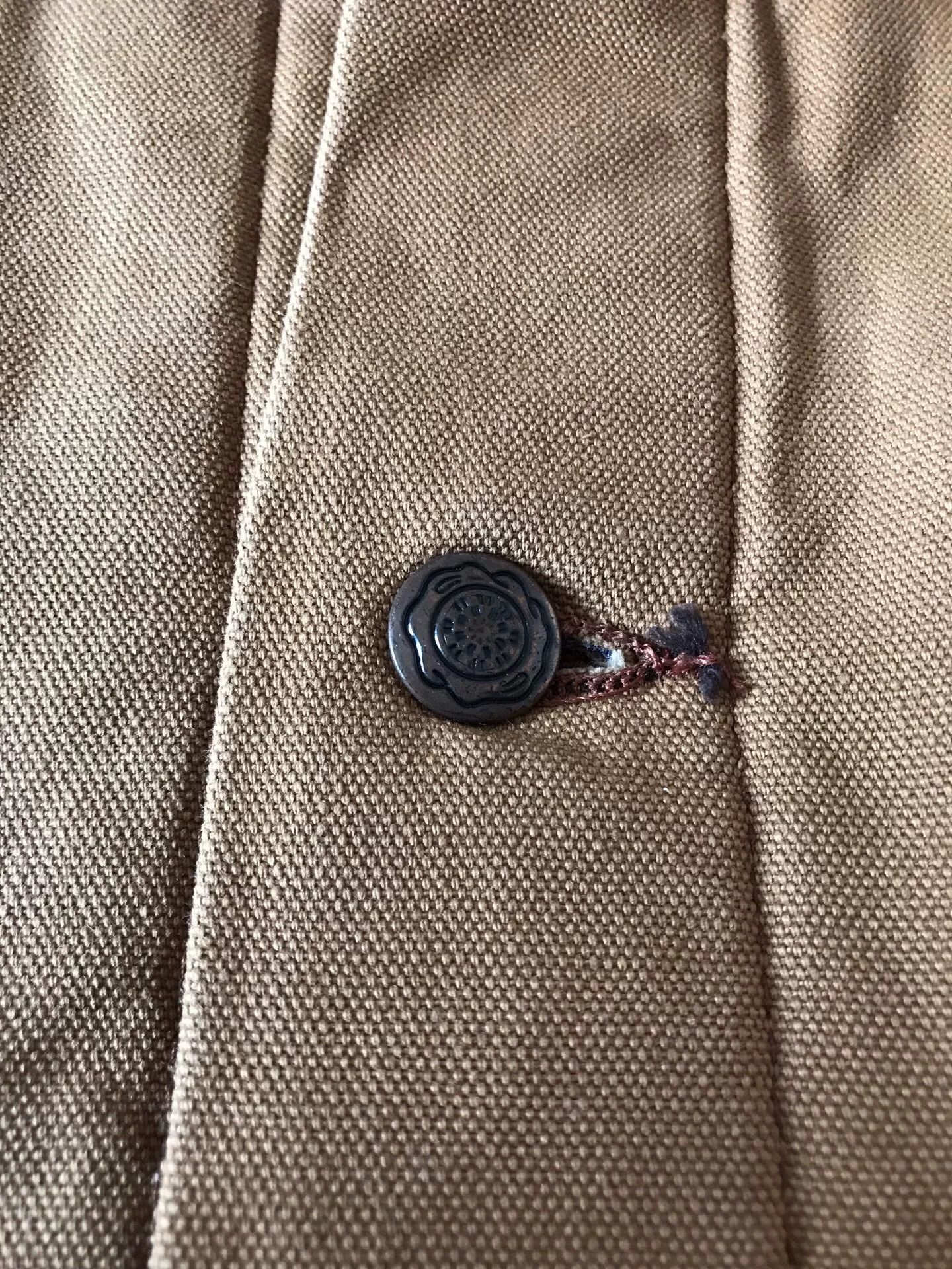 Vintage 80s Big Ben Brown Canvas Chore Coat 44 Size US S / EU 44-46 / 1 - 7 Thumbnail