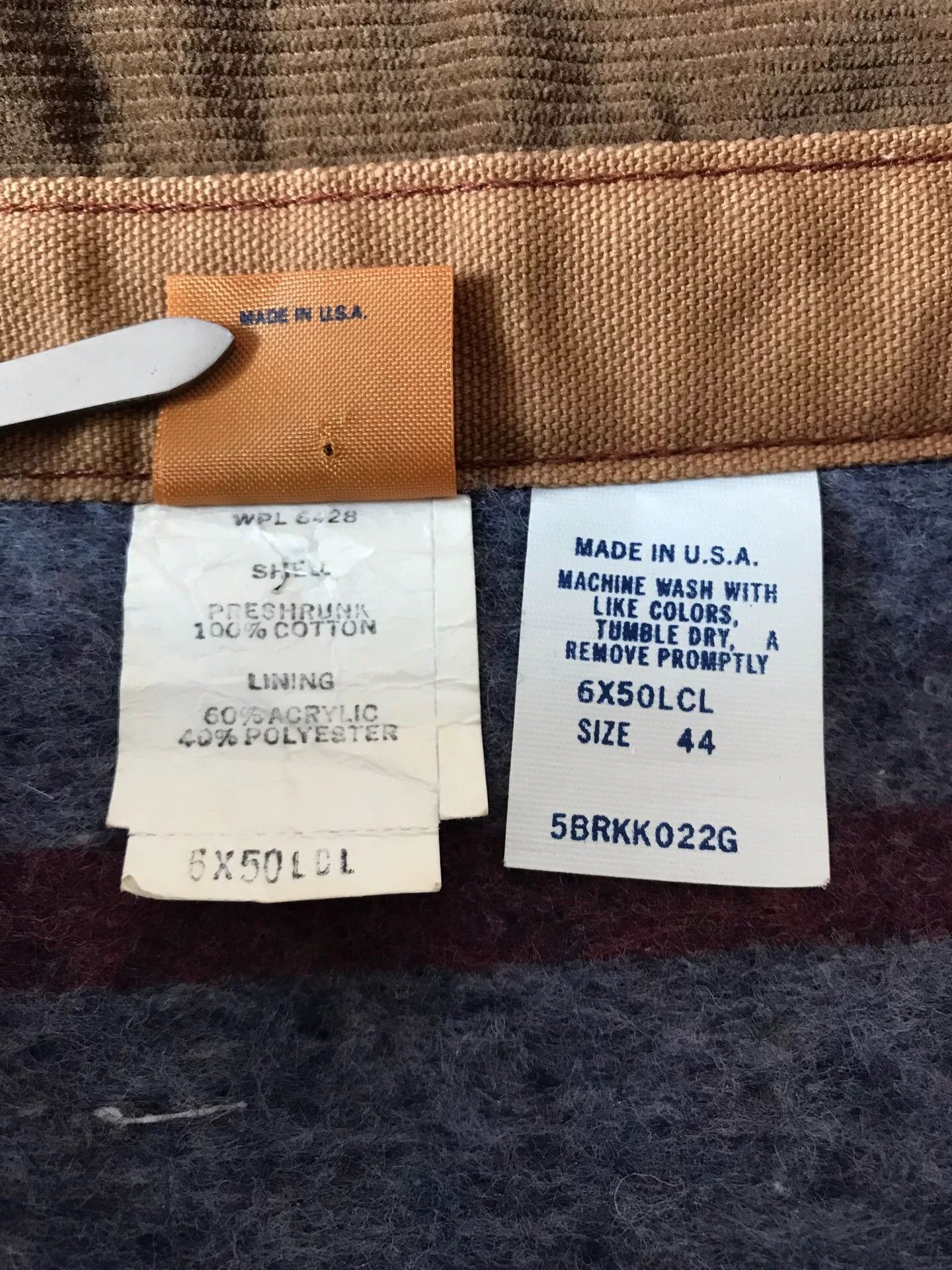 Vintage 80s Big Ben Brown Canvas Chore Coat 44 Size US S / EU 44-46 / 1 - 9 Thumbnail