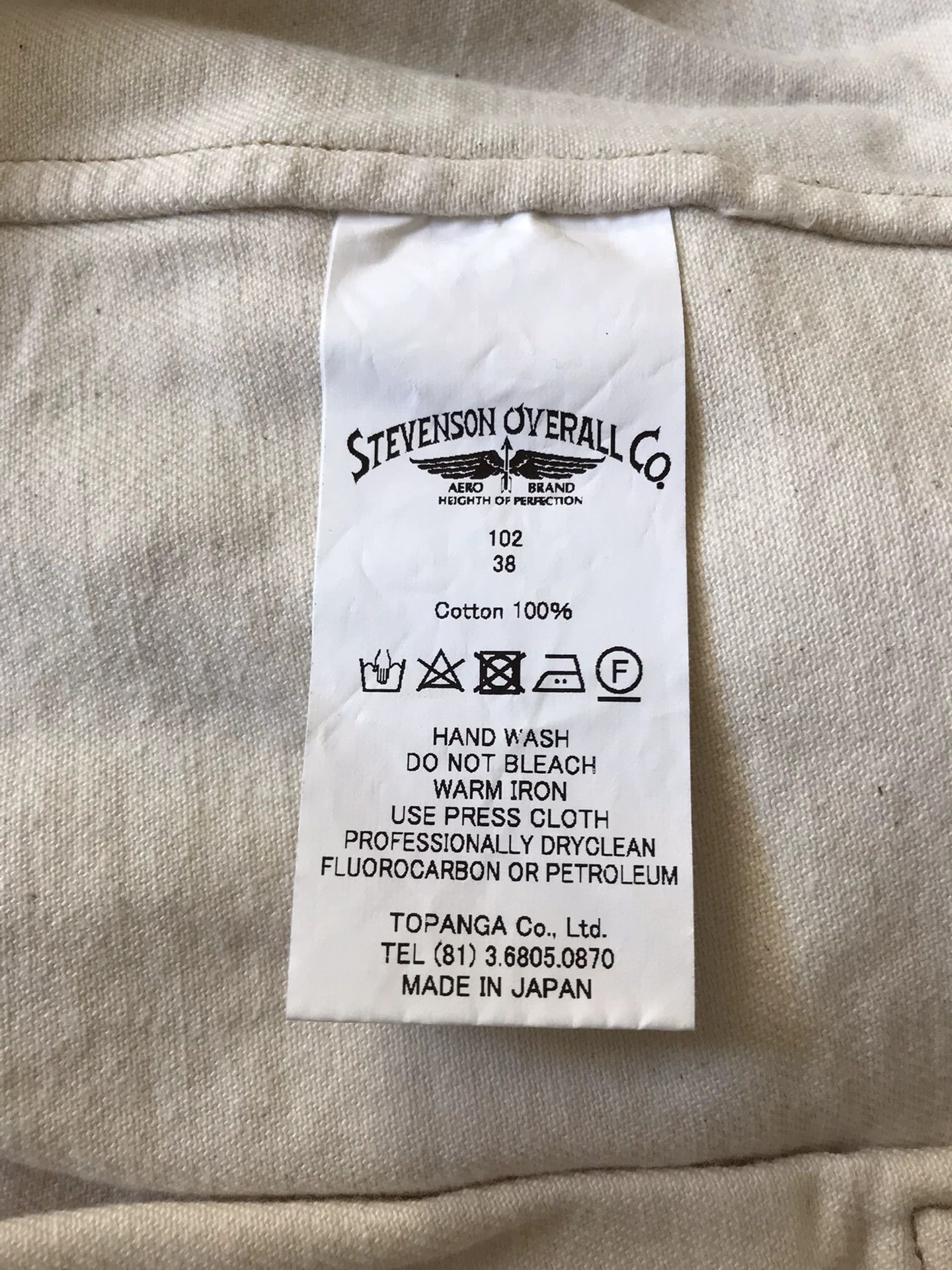 Stevenson Overall Co. Stevenson Overall Type 2 Jacket Size US M / EU 48-50 / 2 - 9 Thumbnail