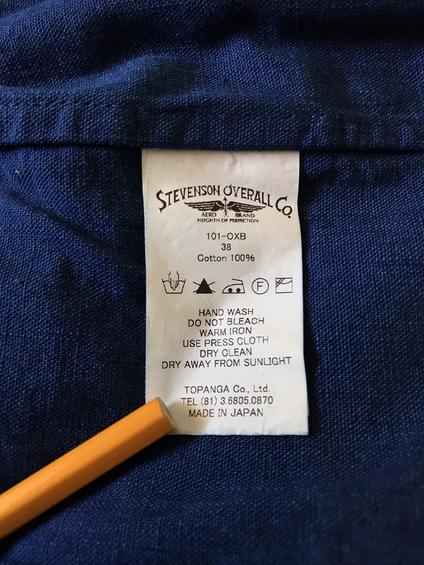 Stevenson Overall Co. Stevenson Overall Indigo Work Jacket Size US M / EU 48-50 / 2 - 9 Thumbnail