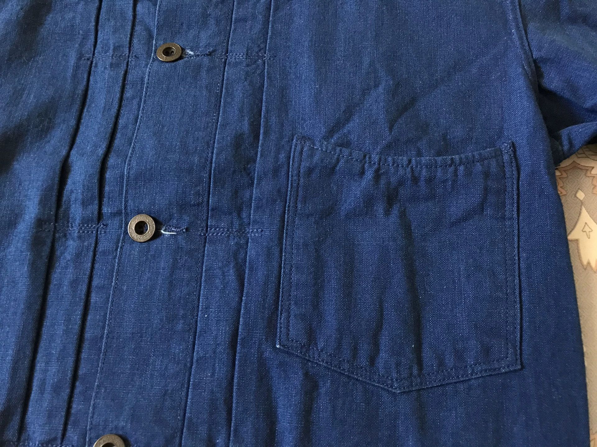 Stevenson Overall Co. Stevenson Overall Indigo Work Jacket Size US M / EU 48-50 / 2 - 5 Thumbnail
