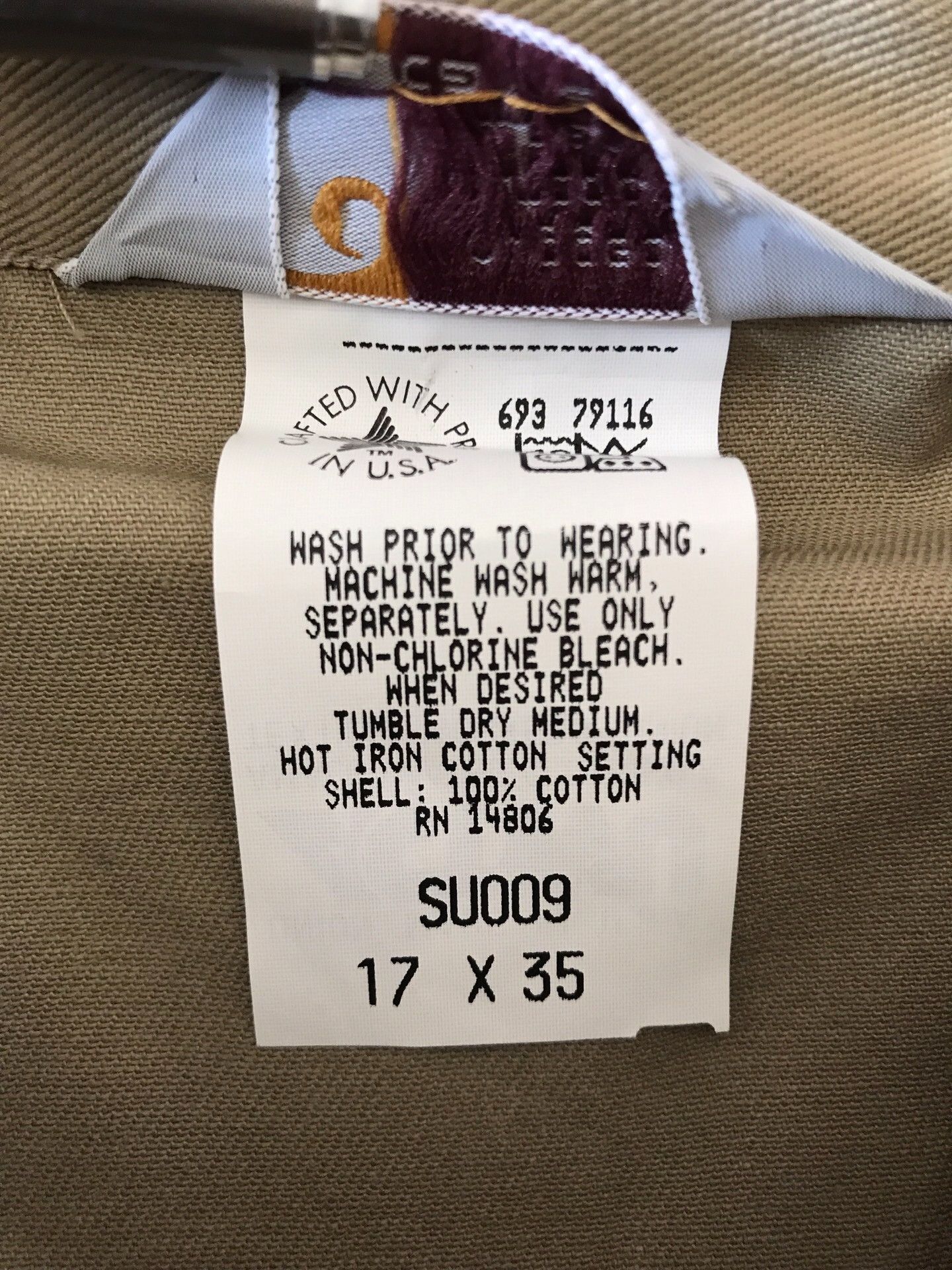 Carhartt 90s American Carhartt SU009 Western Shirt Size US M / EU 48-50 / 2 - 9 Thumbnail