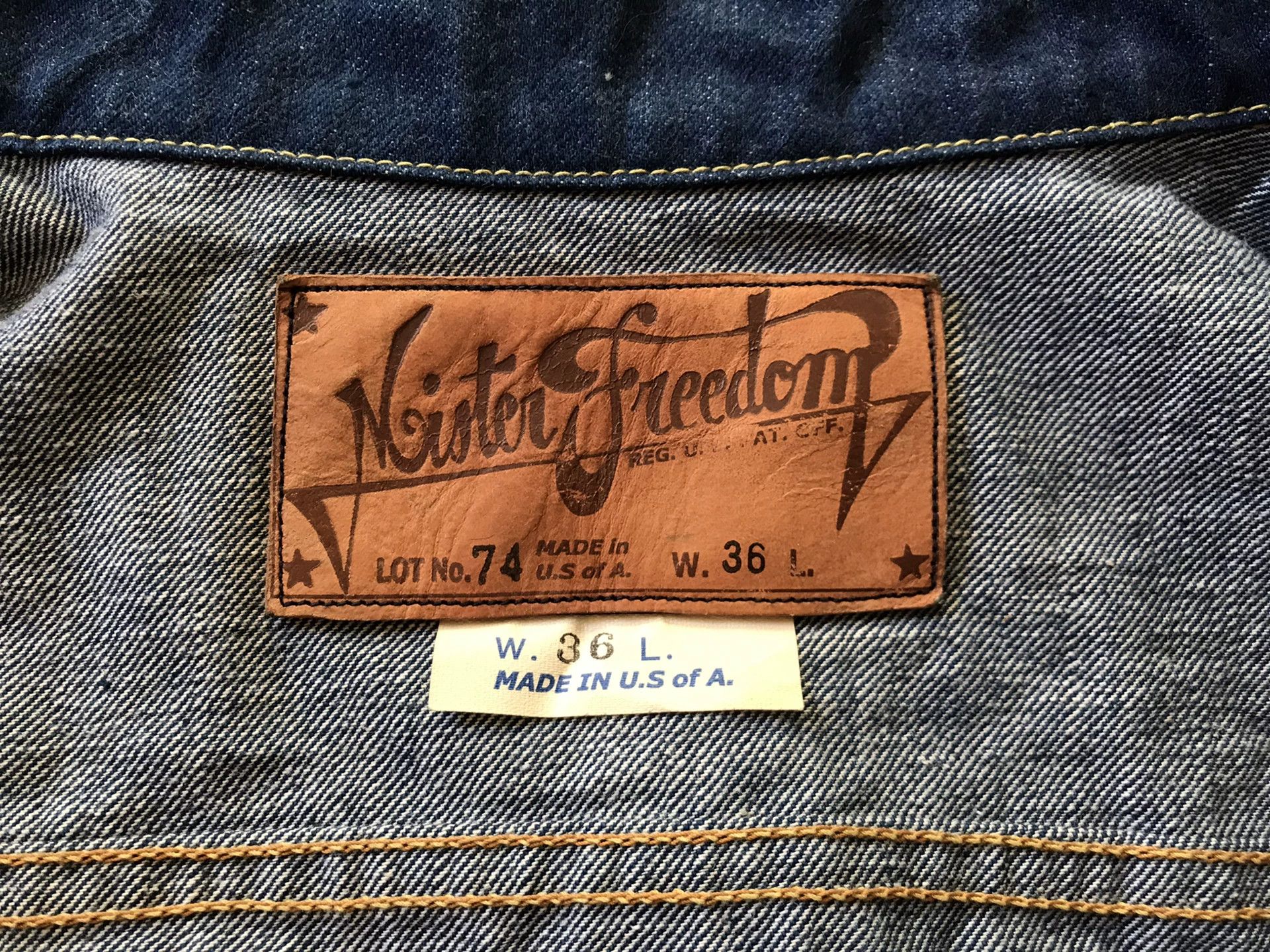 Mister Freedom Mister Freedom Natural Indigo Denim Jacket Size US M / EU 48-50 / 2 - 8 Thumbnail