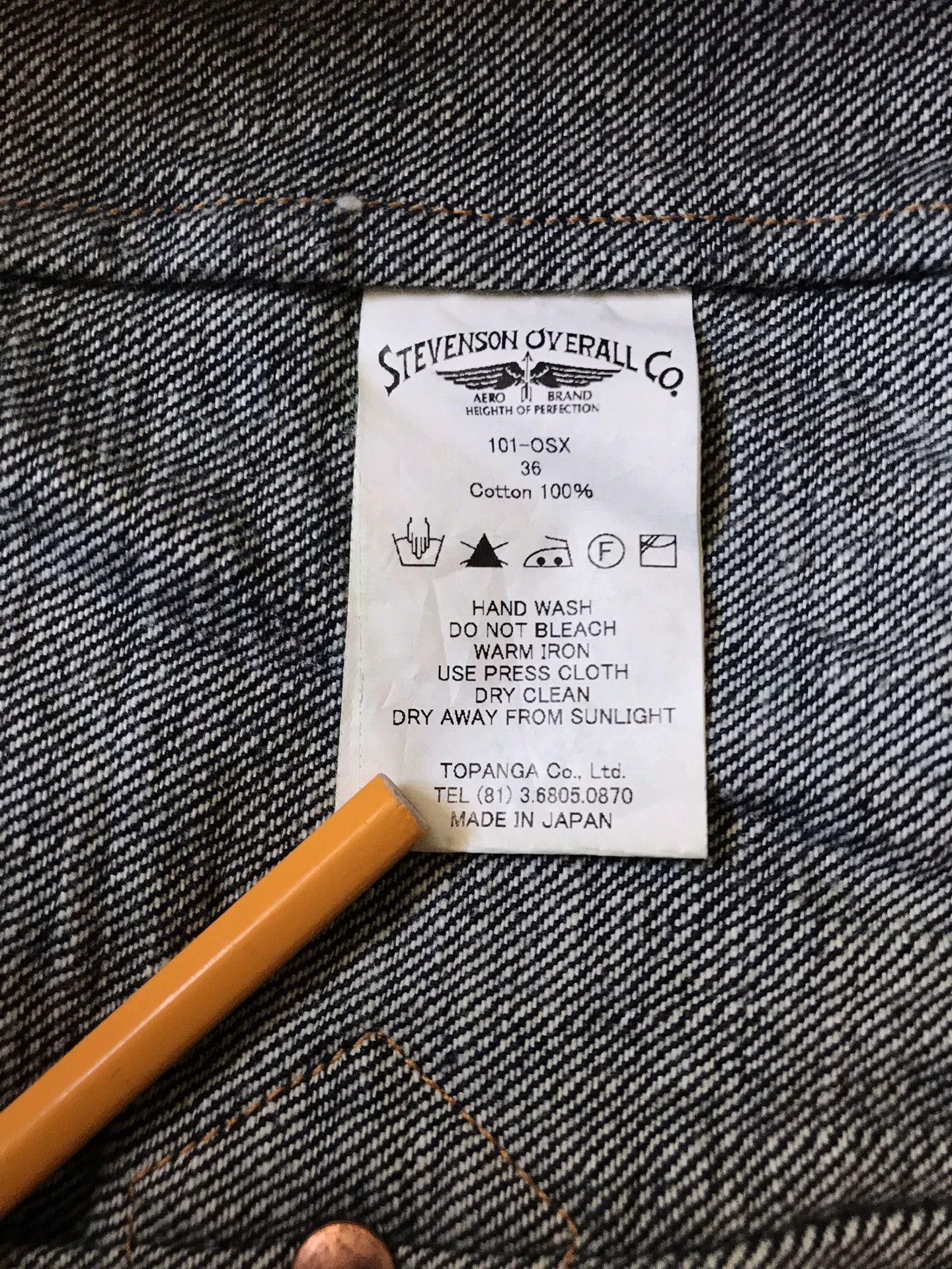 Buzz Rickson's Stevenson Overall Type 1 Denim Jacket Size US M / EU 48-50 / 2 - 9 Thumbnail