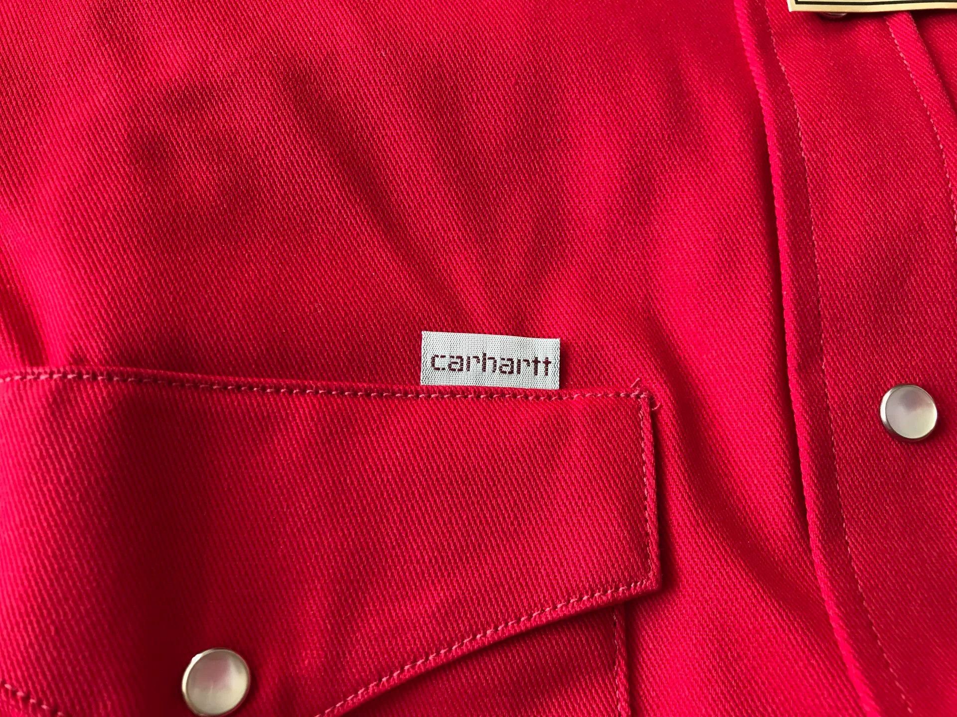Carhartt 90s Carhartt SU000 Red Western Shirt Size US M / EU 48-50 / 2 - 5 Thumbnail