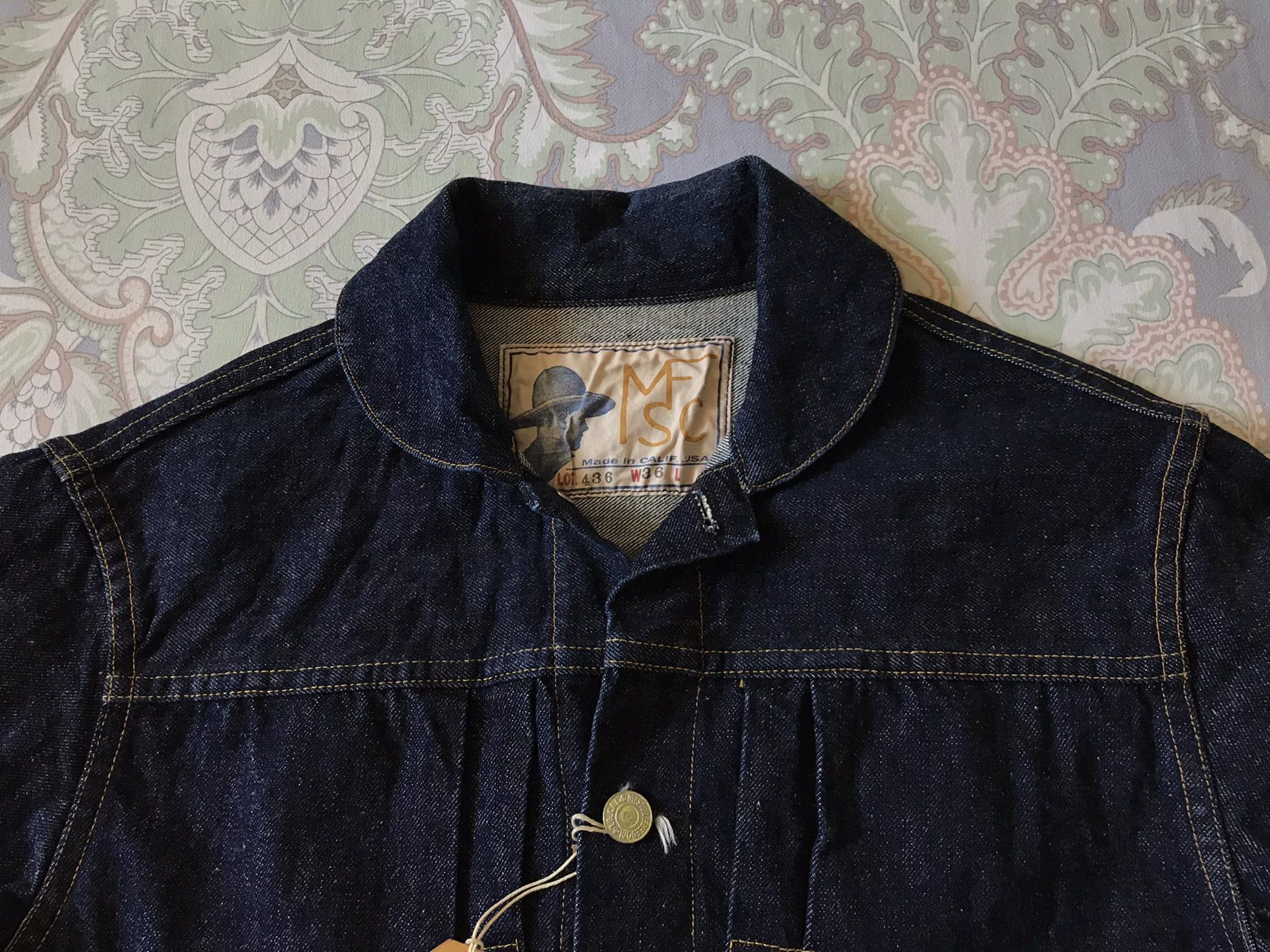 Mister Freedom Mister Freedom Shawl Collar Type 2 Denim Jacket Size US M / EU 48-50 / 2 - 3 Thumbnail