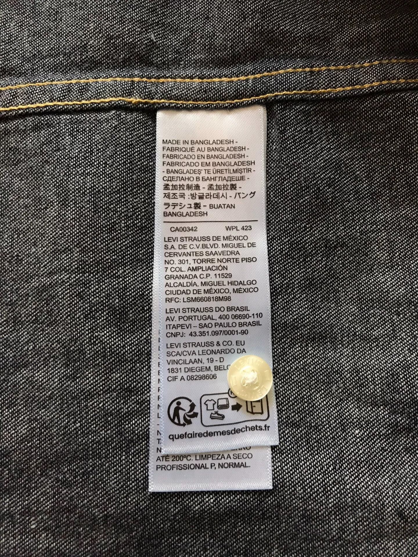 Levi's Levi's 85745-0002 Washed Denim Shirt Size US M / EU 48-50 / 2 - 8 Thumbnail