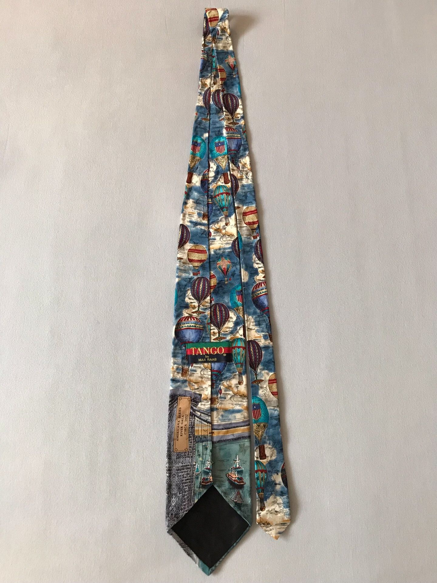 Vintage Vintage American Tango Silk Tie Size ONE SIZE - 4 Thumbnail