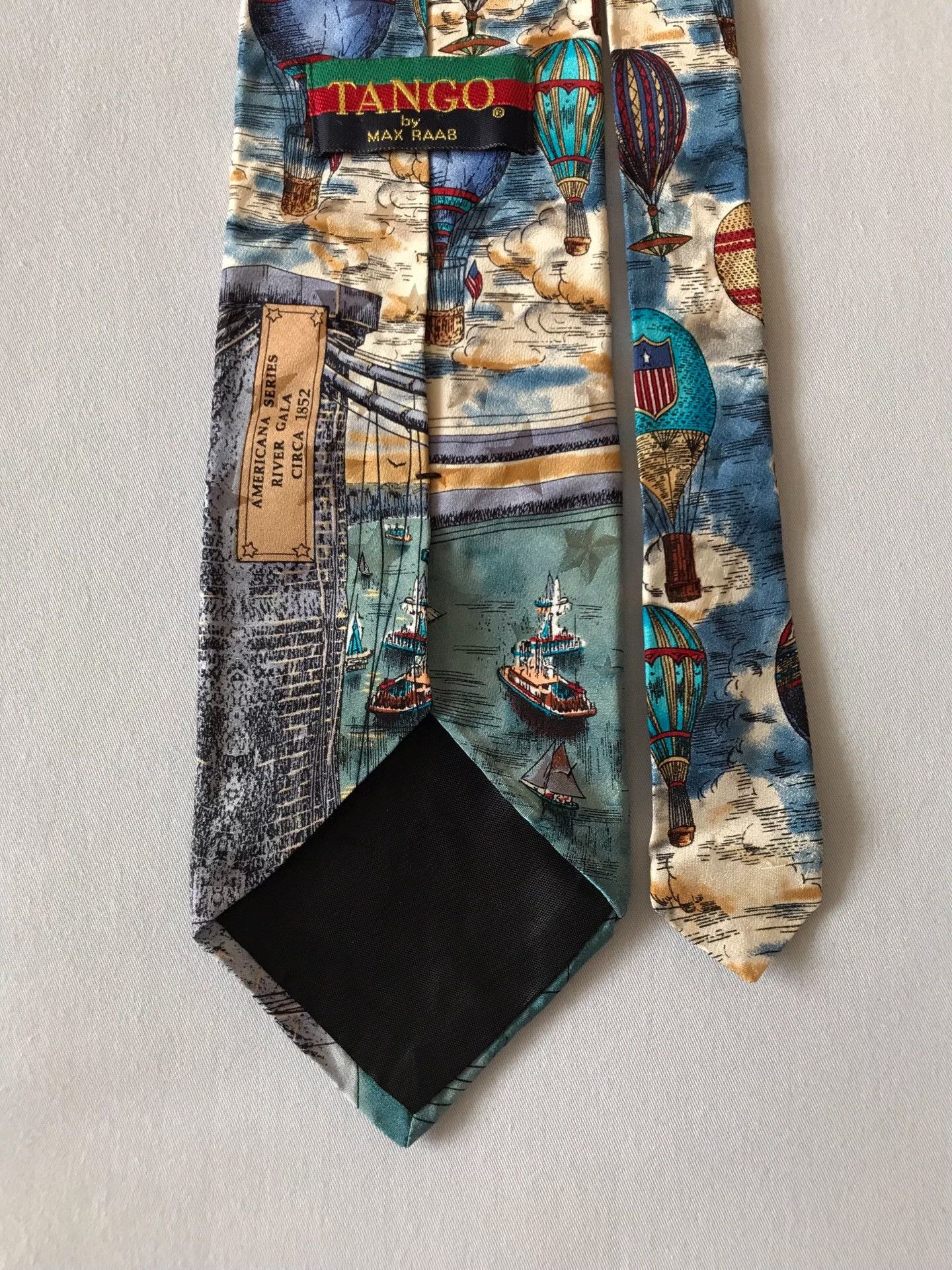 Vintage Vintage American Tango Silk Tie Size ONE SIZE - 6 Thumbnail