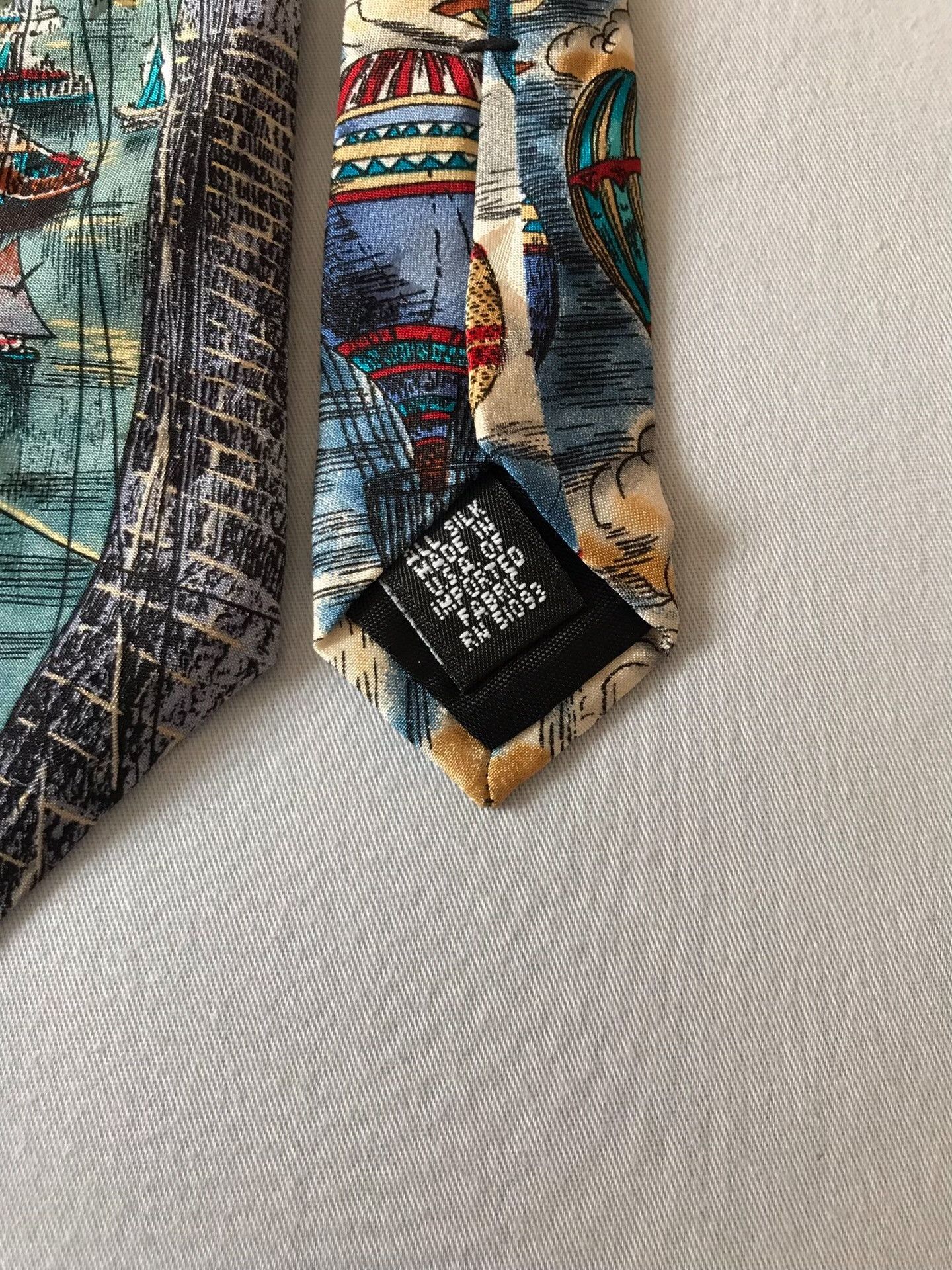 Vintage Vintage American Tango Silk Tie Size ONE SIZE - 8 Thumbnail