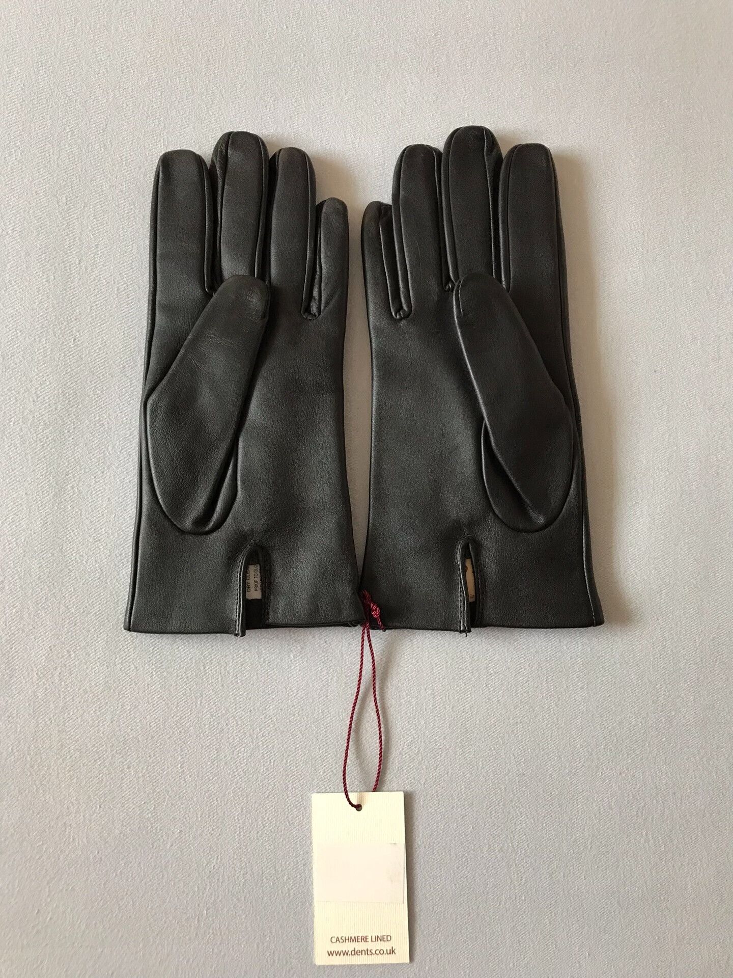 Vintage Dents 5-9001 Black Sheepskin Gloves Size ONE SIZE - 2 Thumbnail