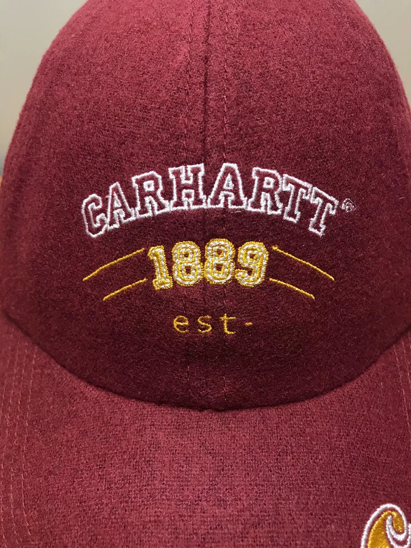 Carhartt Carhartt A163 DKR Wool Baseball Cap Size ONE SIZE - 3 Thumbnail