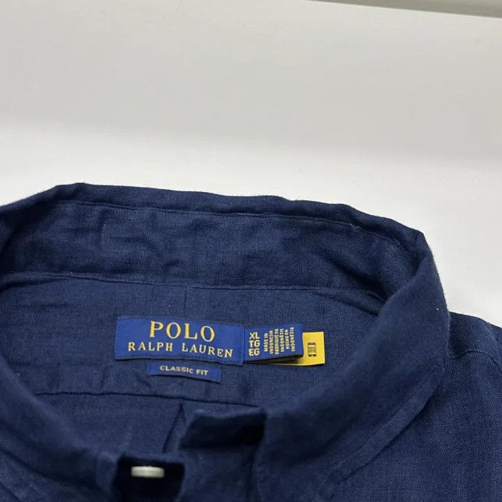 Polo Ralph Lauren Polo Ralph Lauren Solid Logo Embroidered Long-Sleeve Shirt Size US XL / EU 56 / 4 - 2 Thumbnail