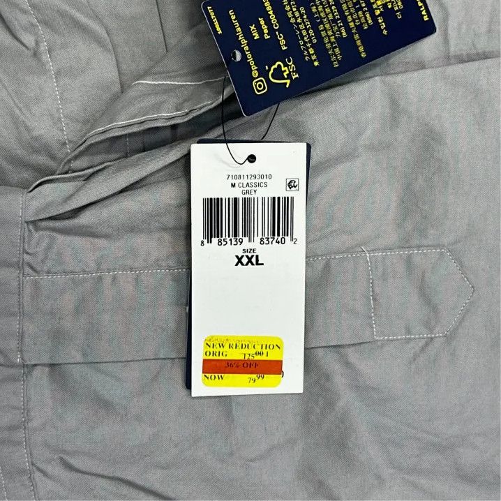 Polo Ralph Lauren Polo Ralph Lauren Men's Embroidered Oxford Long-Sleeve Shirt Size US XXL / EU 58 / 5 - 2 Thumbnail