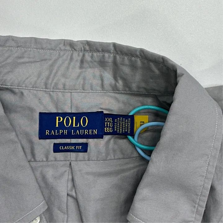 Polo Ralph Lauren Polo Ralph Lauren Men's Embroidered Oxford Long-Sleeve Shirt Size US XXL / EU 58 / 5 - 3 Thumbnail