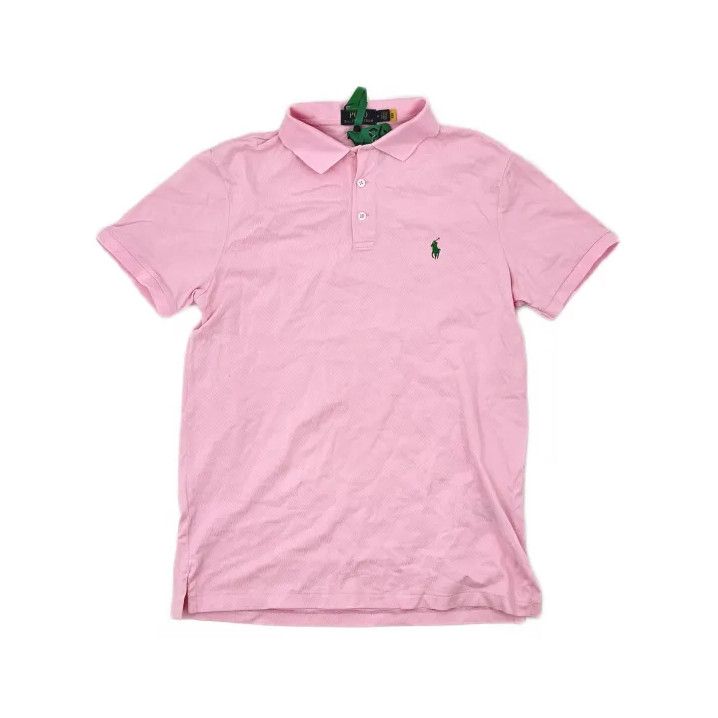 Polo Ralph Lauren Polo Ralph Lauren Solid Logo Embroidered Short Sleeve Polo Size US M / EU 48-50 / 2 - 2 Thumbnail