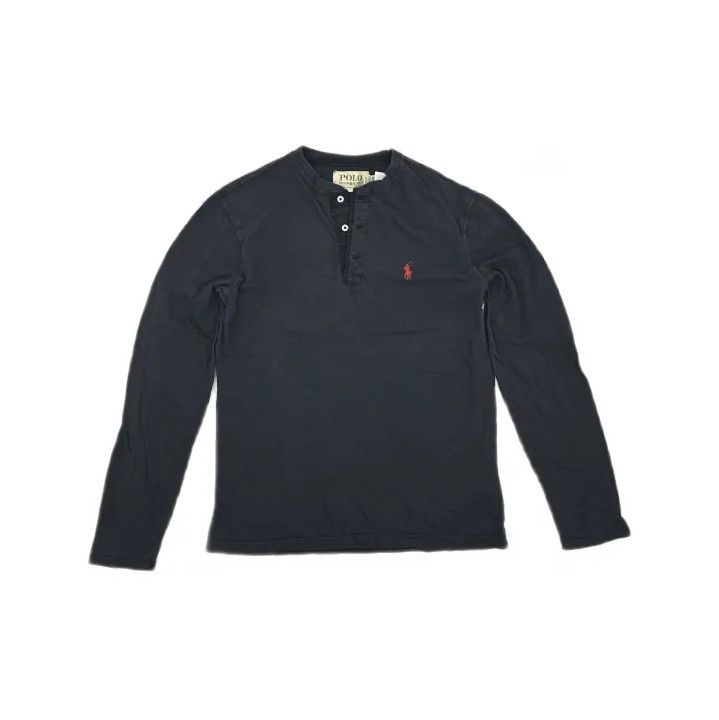 Polo Ralph Lauren Polo Ralph Lauren Men's Solid Henley Long-Sleeve T-Shirt Size US S / EU 44-46 / 1 - 2 Thumbnail