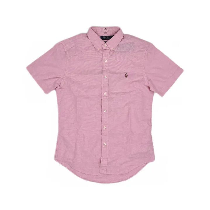 Polo Ralph Lauren Polo Ralph Lauren Short-Sleeve Solid Button-Up Shirt Size US M / EU 48-50 / 2 - 2 Thumbnail