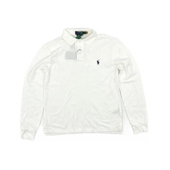 Polo Ralph Lauren Polo Ralph Lauren Logo Embroidered Long-Sleeve Polo Size US M / EU 48-50 / 2 - 2 Thumbnail