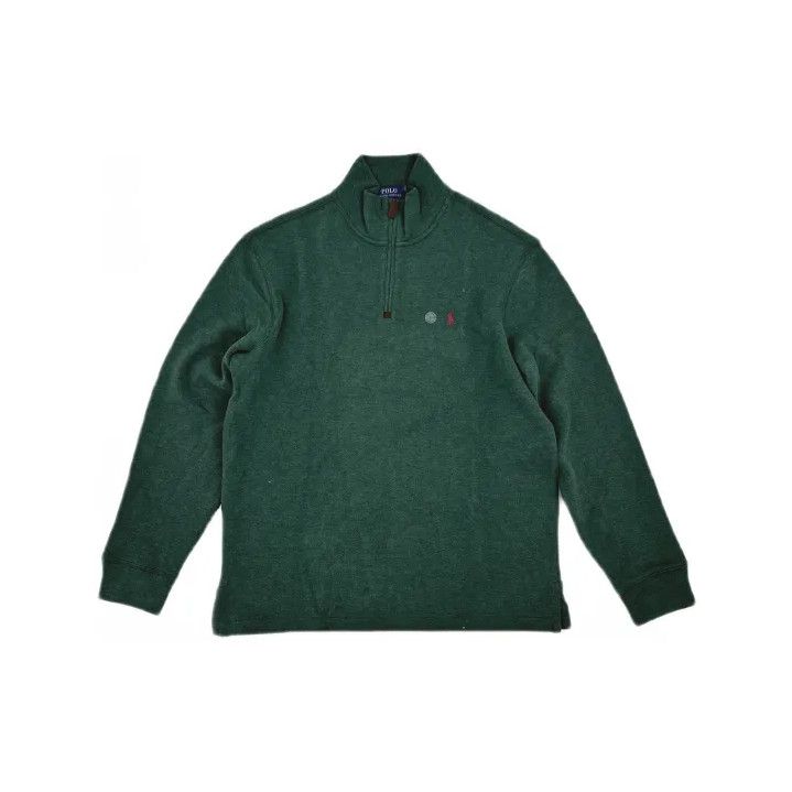 Polo Ralph Lauren Polo Ralph Lauren Logo Embroidered Half-Zip Sweatshirt Size US L / EU 52-54 / 3 - 2 Thumbnail