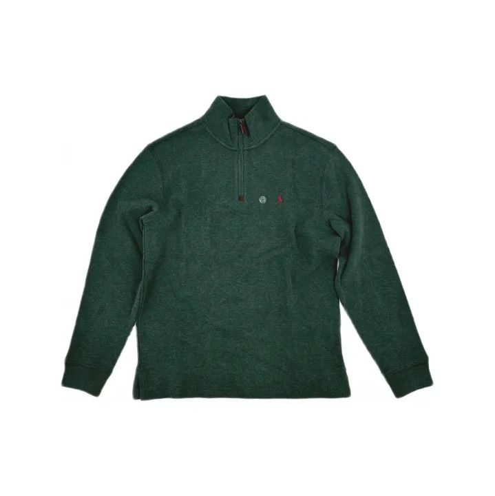 Polo Ralph Lauren Polo Ralph Lauren Logo Embroidered Half-Zip Pullover Size US M / EU 48-50 / 2 - 2 Thumbnail