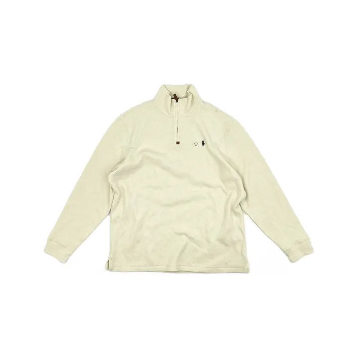 Polo Ralph Lauren Polo Ralph Lauren FW23 Solid Pony Half-Zip Sweatshirt Size US XL / EU 56 / 4 - 2 Thumbnail