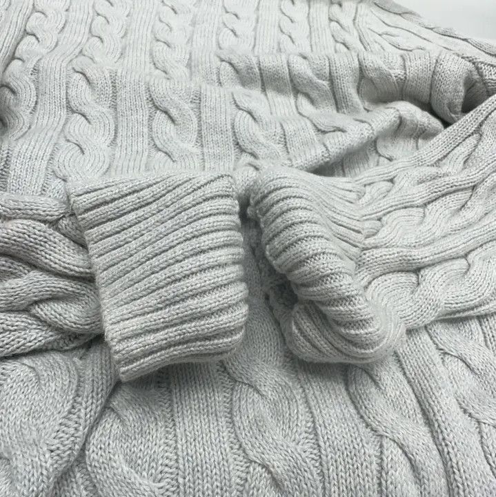 Polo Ralph Lauren Polo Ralph Lauren Men's Solid Cable Knit Sweater Size US L / EU 52-54 / 3 - 7 Thumbnail