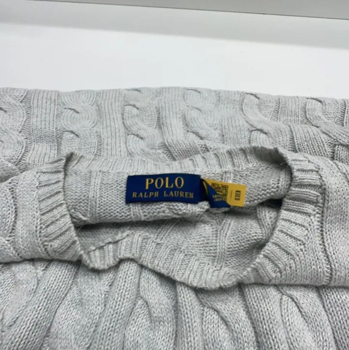 Polo Ralph Lauren Polo Ralph Lauren Men's Solid Cable Knit Sweater Size US L / EU 52-54 / 3 - 5 Thumbnail