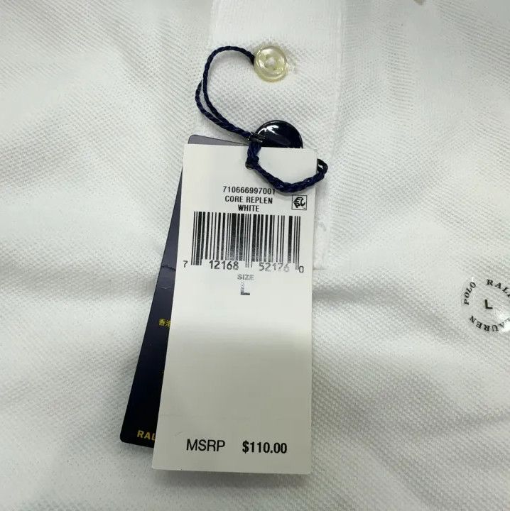 Polo Ralph Lauren Polo Ralph Lauren SS22 Classic Logo Embroidered Cotton Polo Size US L / EU 52-54 / 3 - 5 Thumbnail