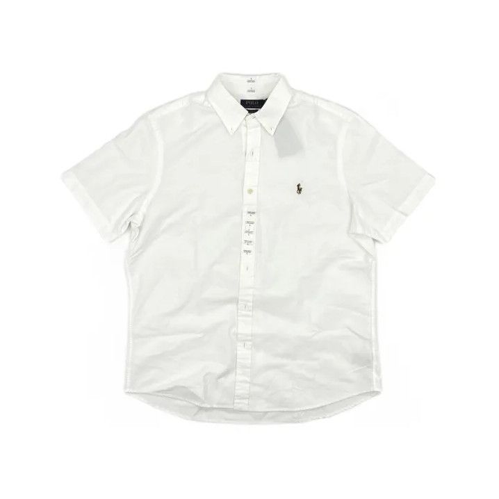 Polo Ralph Lauren Polo Ralph Lauren Men's White Short-Sleeve Shirt Size US L / EU 52-54 / 3 - 2 Thumbnail