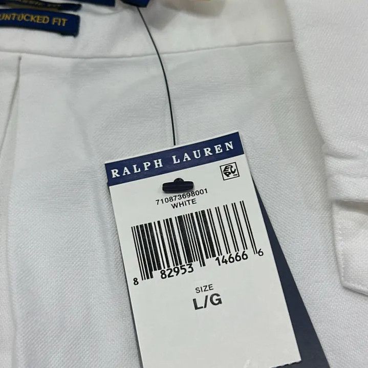 Polo Ralph Lauren Polo Ralph Lauren Men's White Short-Sleeve Shirt Size US L / EU 52-54 / 3 - 6 Thumbnail