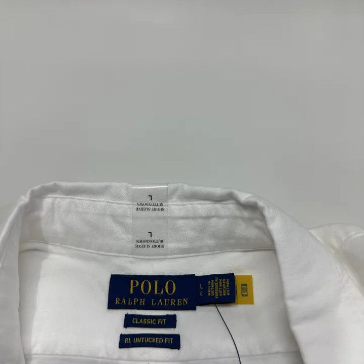 Polo Ralph Lauren Polo Ralph Lauren Men's White Short-Sleeve Shirt Size US L / EU 52-54 / 3 - 5 Thumbnail