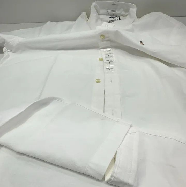 Polo Ralph Lauren Polo Ralph Lauren Men's White Short-Sleeve Shirt Size US L / EU 52-54 / 3 - 8 Thumbnail