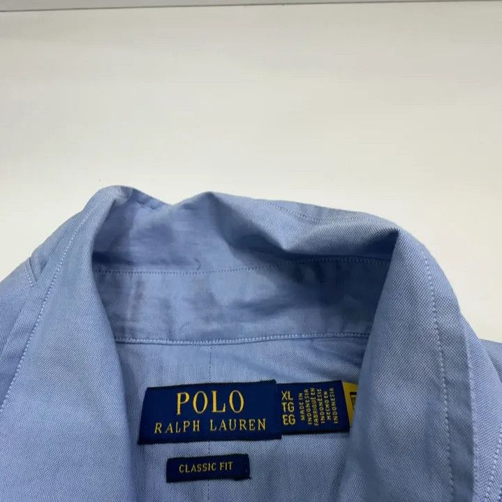 Polo Ralph Lauren Polo Ralph Lauren Solid Logo Embroidered Long-Sleeve Shirt Size US XL / EU 56 / 4 - 4 Thumbnail