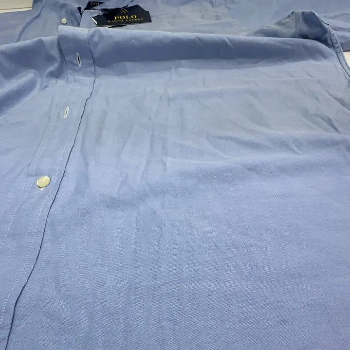 Polo Ralph Lauren Polo Ralph Lauren Solid Logo Embroidered Long-Sleeve Shirt Size US XL / EU 56 / 4 - 7 Thumbnail