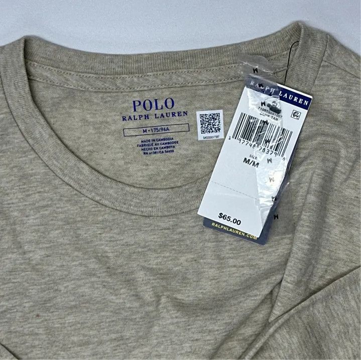 Polo Ralph Lauren Polo Ralph Lauren FW22 Men's Solid Crew Neck Long-Sleeve T-Shirt Size US M / EU 48-50 / 2 - 2 Thumbnail