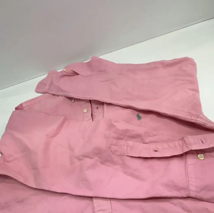 Polo Ralph Lauren Polo Ralph Lauren Men's Pink Embroidered Long-Sleeve Shirt Size US M / EU 48-50 / 2 - 11 Thumbnail