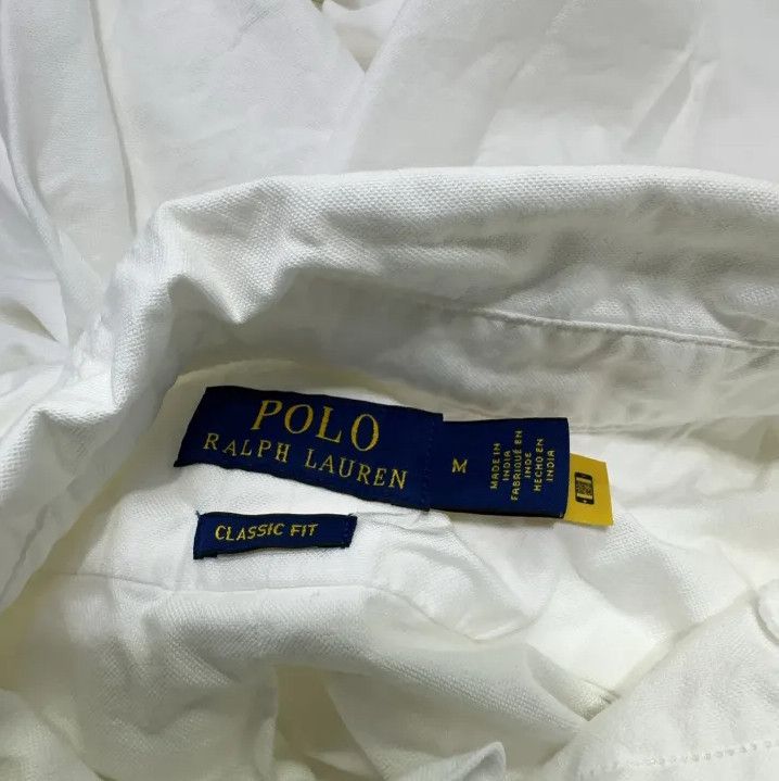Polo Ralph Lauren Polo Ralph Lauren Men's White Long-Sleeve Button Shirt Size US M / EU 48-50 / 2 - 5 Thumbnail