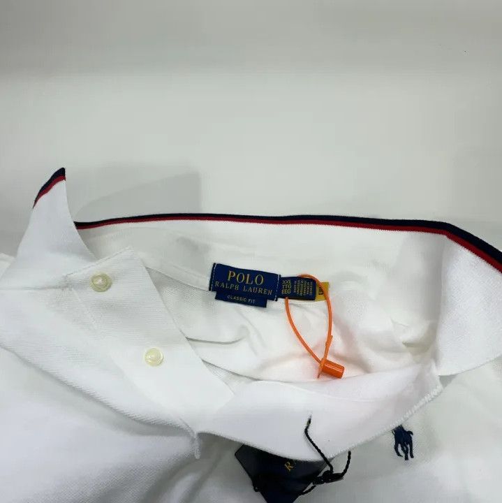 Polo Ralph Lauren Polo Ralph Lauren Classic Logo Stripe Short Sleeve Polo Size US XXL / EU 58 / 5 - 7 Thumbnail