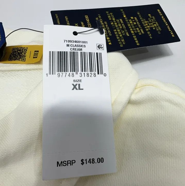 Polo Ralph Lauren Polo Ralph Lauren Logo Lapel Long-Sleeve Sweatshirt Size US XL / EU 56 / 4 - 6 Thumbnail