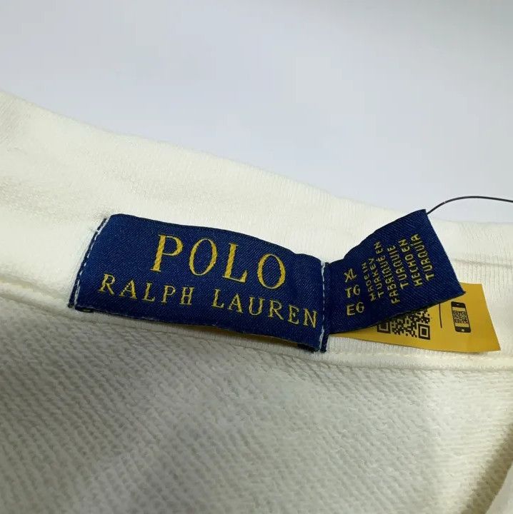 Polo Ralph Lauren Polo Ralph Lauren Logo Lapel Long-Sleeve Sweatshirt Size US XL / EU 56 / 4 - 5 Thumbnail