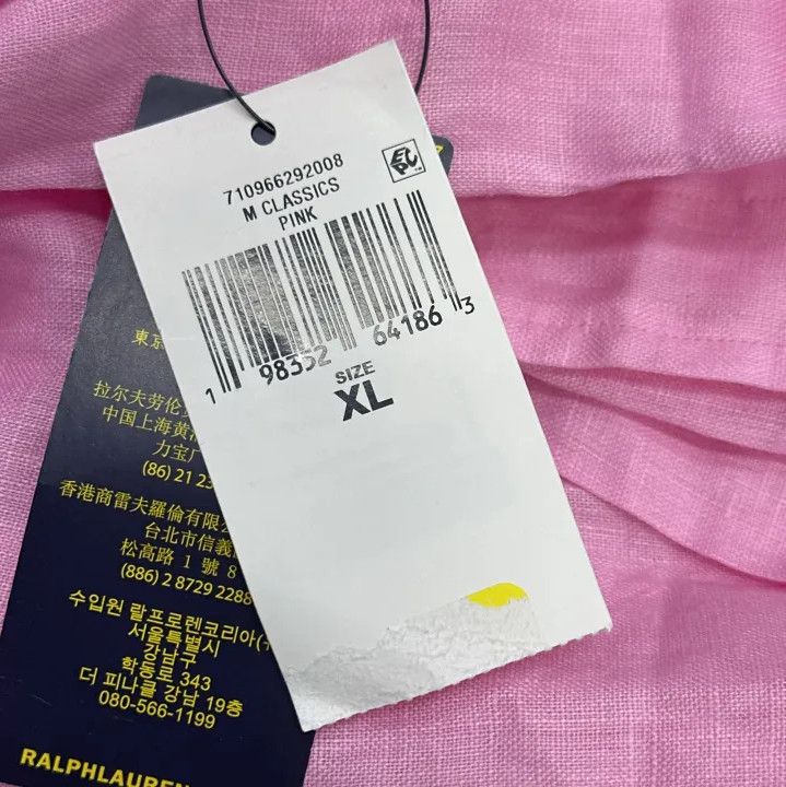 Polo Ralph Lauren Polo Ralph Lauren Men's Pink Long-Sleeve Button-Up Shirt Size US XL / EU 56 / 4 - 3 Thumbnail