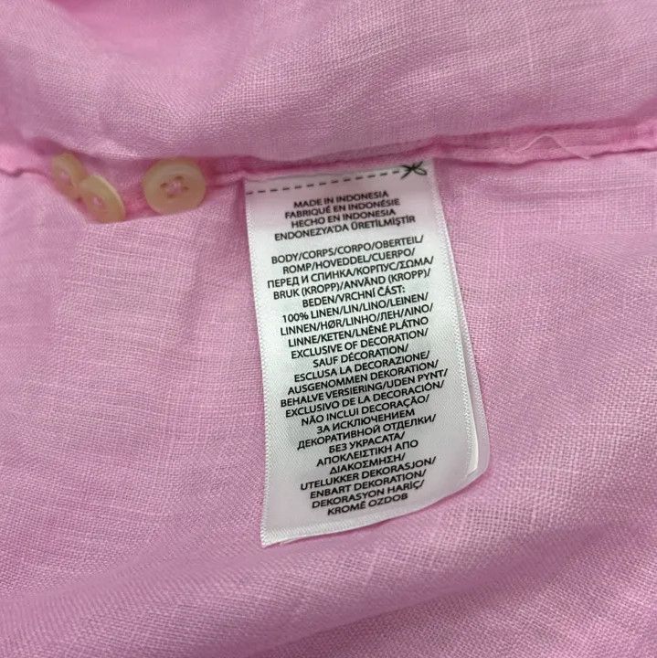 Polo Ralph Lauren Polo Ralph Lauren Men's Pink Long-Sleeve Button-Up Shirt Size US XL / EU 56 / 4 - 4 Thumbnail