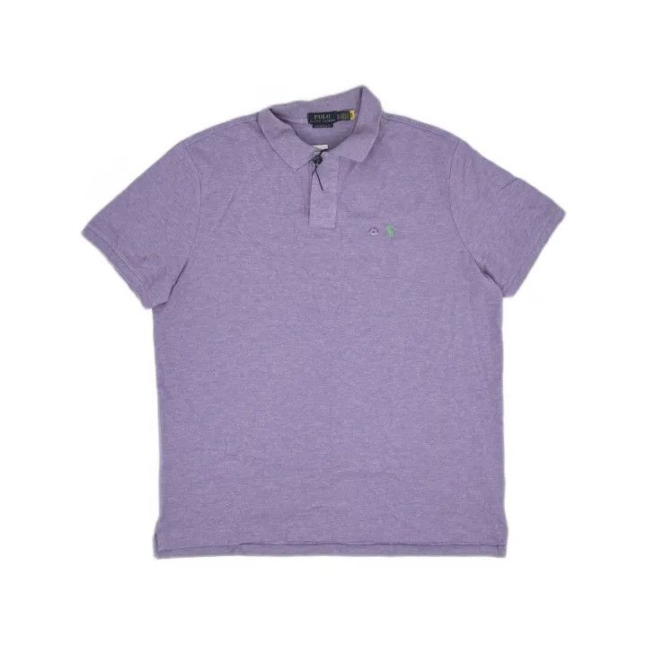 Polo Ralph Lauren Polo Ralph Lauren Logo Embroidered Solid Short-Sleeve Polo Size US XL / EU 56 / 4 - 2 Thumbnail